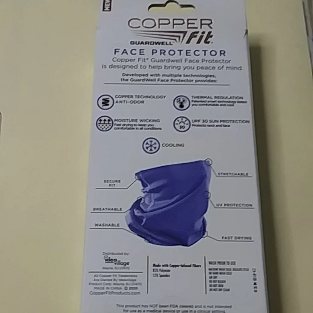 Copper fit guardwell face protector